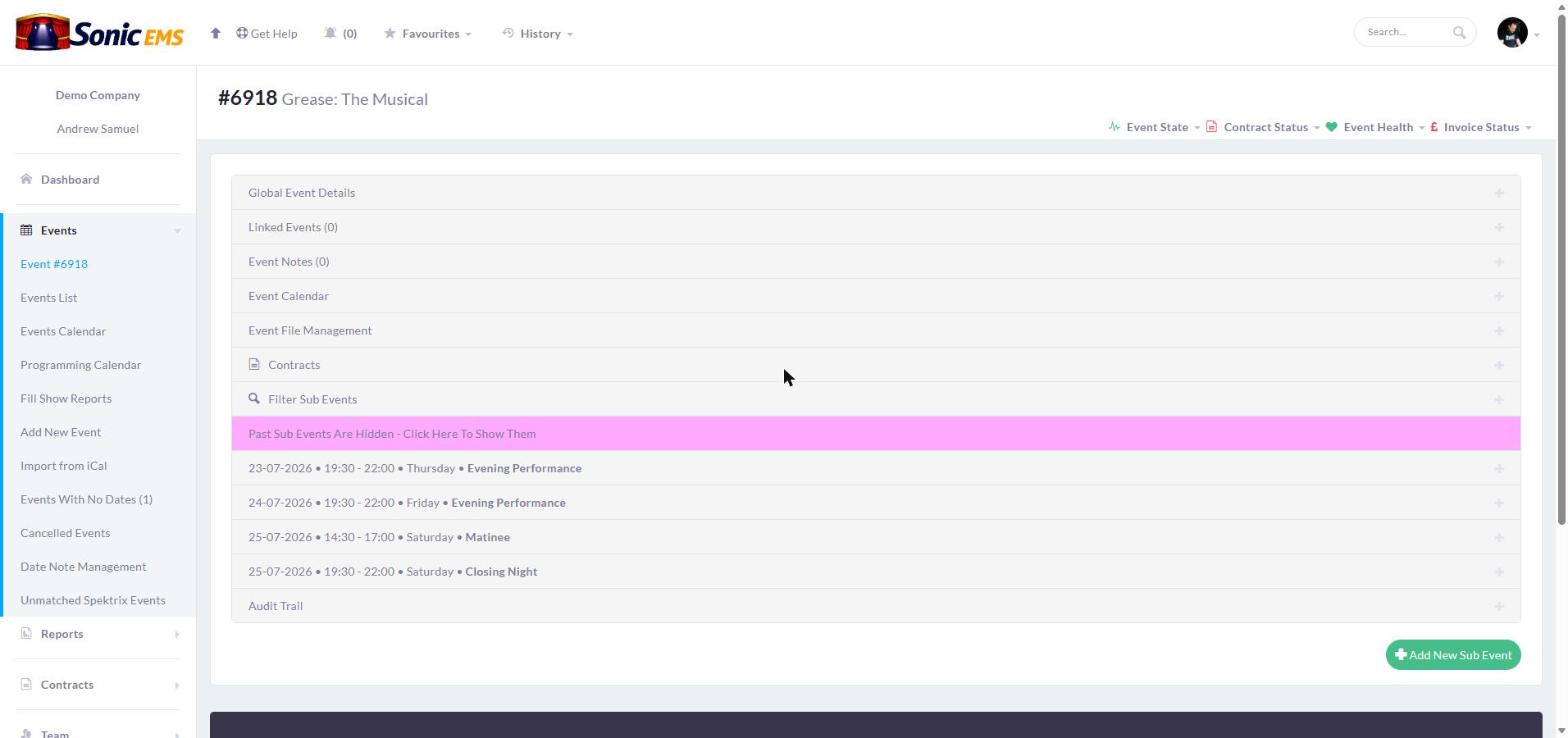 An event detail page bringing every detail together